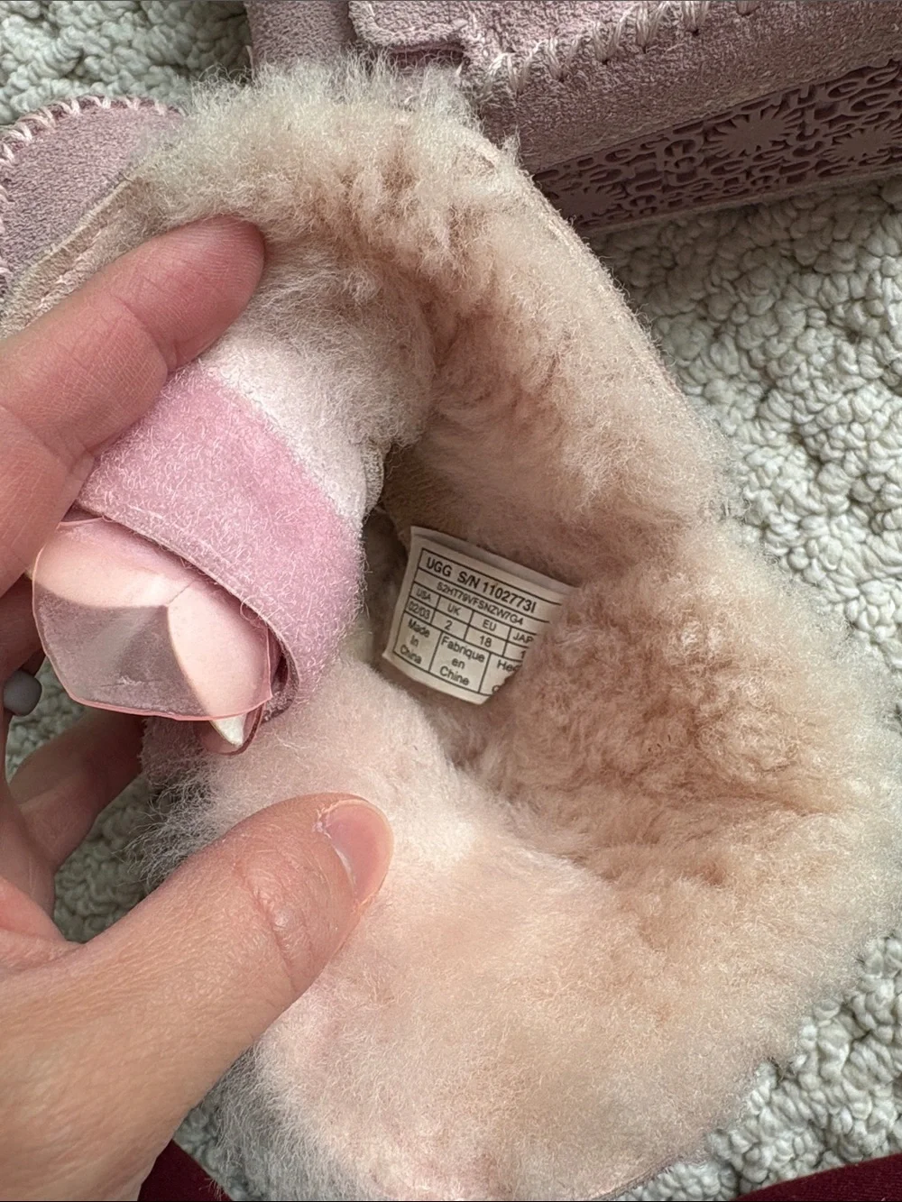 UGG soft pink